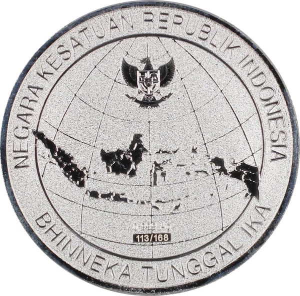 Mint Indonesia Commemorative Cenderawasih Fine Silver Medal - Image 2